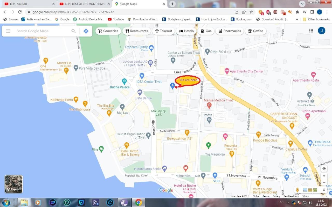 Apartmani Ana Тиват Екстериор снимка
